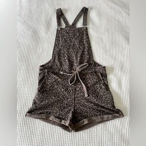 Wall Flower Leopard overalls